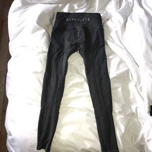 Alphalete size small OG revival charcoal leggings